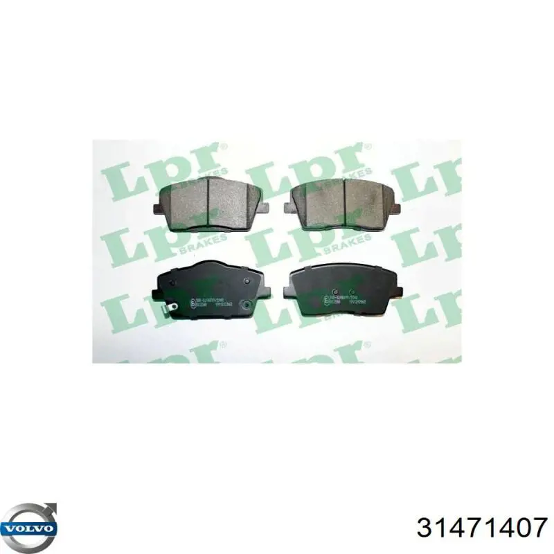 Comprar 31471407 Volvo Pastillas delanteras de freno