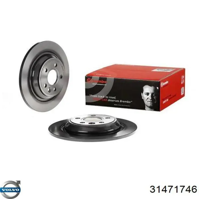 Disco de freno trasero Volvo 31471746 precio, desde 35,30 EUR