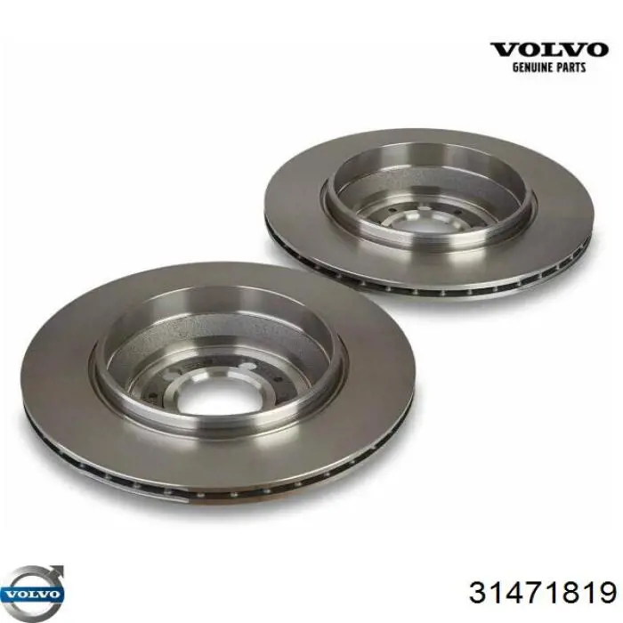 Freno de disco delantero Volvo V40 525, 526