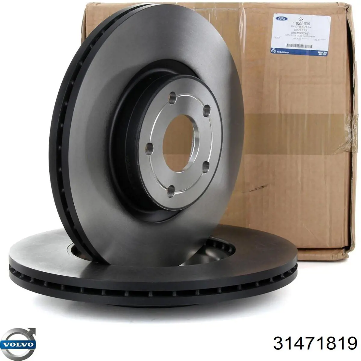 Freno de disco delantero Volvo V40 525, 526