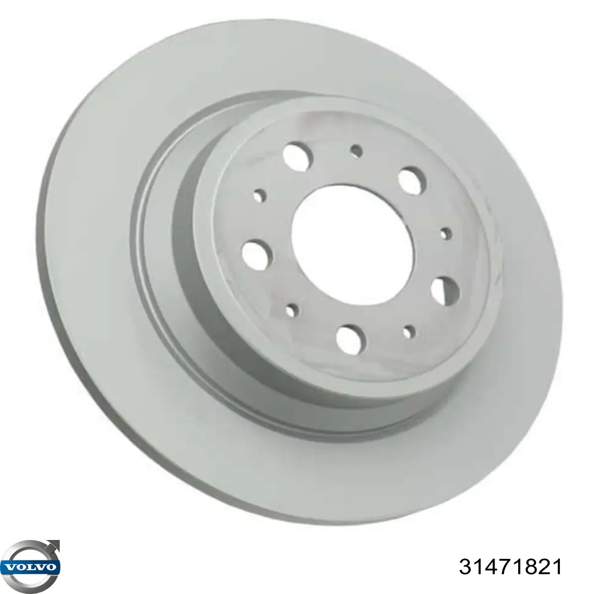 Disco de freno trasero 31471821 Volvo