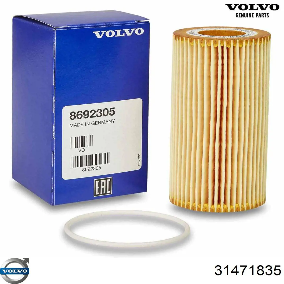 31471835 Volvo freno de disco delantero