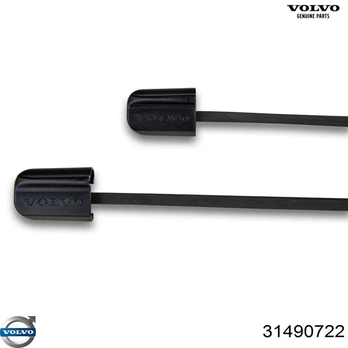 Juego de gomas del limpiaparabrisas 31490722 Volvo