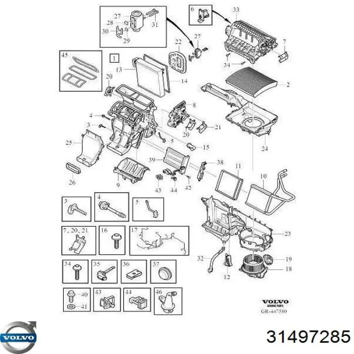 Comprar 31497285 Volvo Filtro de aire del habitáculo