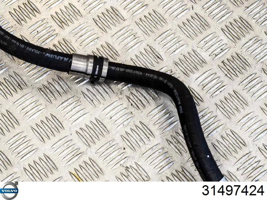 31497424 Volvo Manguera de aire acondicionado, del evaporador trasero al compresor