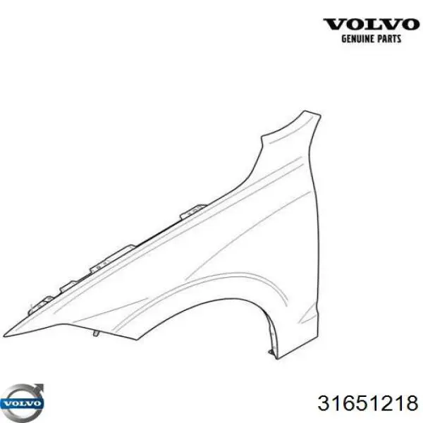 31651218 Volvo Aleta delantera