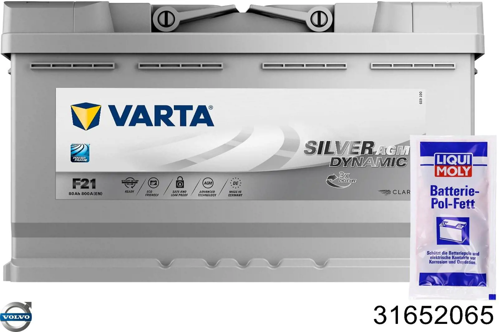 Comprar 31652065 Volvo Batería de coche