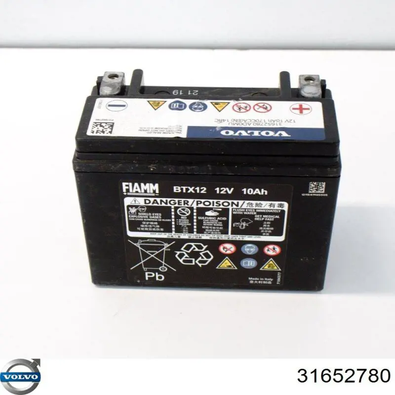 Batería de arranque Volvo 31652780 precio, desde 35,47 EUR