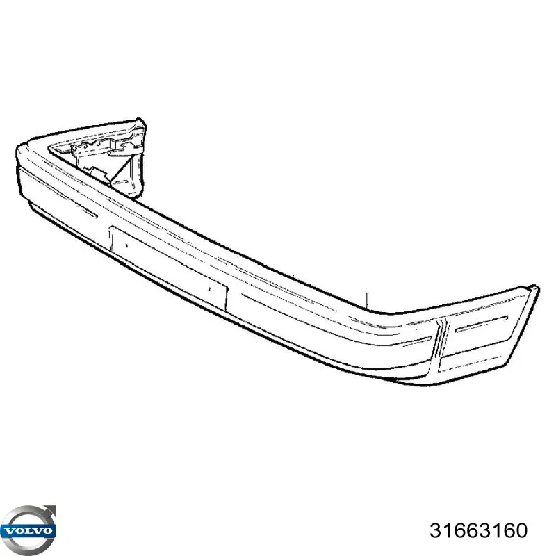 Defensa trasero para Volvo XC40  536
