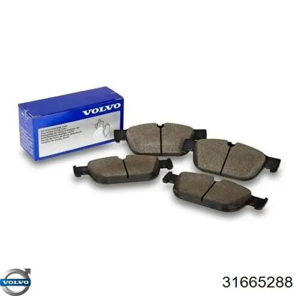 31665288 Volvo pastillas de freno delanteras