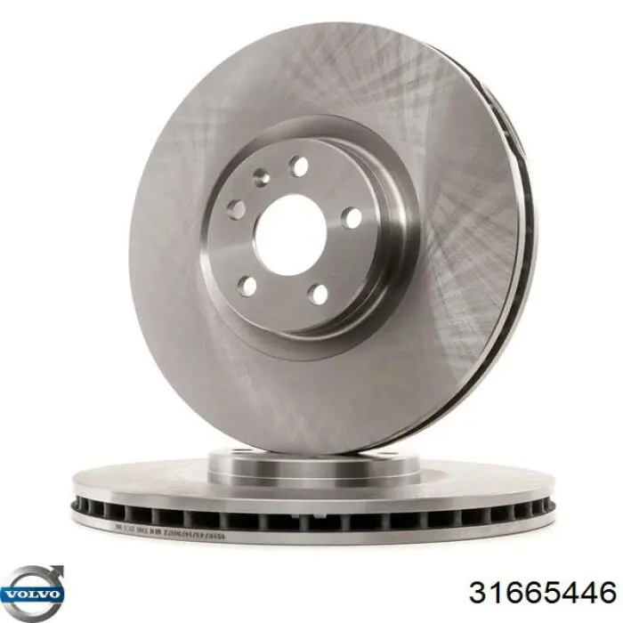 Disco de freno 31665446 Volvo