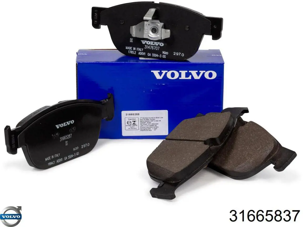 Pastillas traseras de freno Volvo 31665837 precio, desde 28,54 EUR
