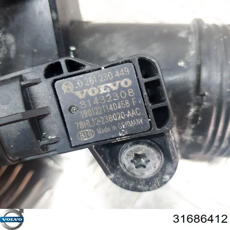 Tubo intercooler 31338544 Volvo
