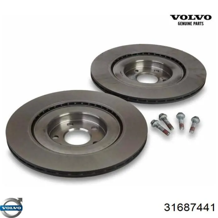 Disco de freno trasero Volvo 31687441 precio, desde 65,59 EUR