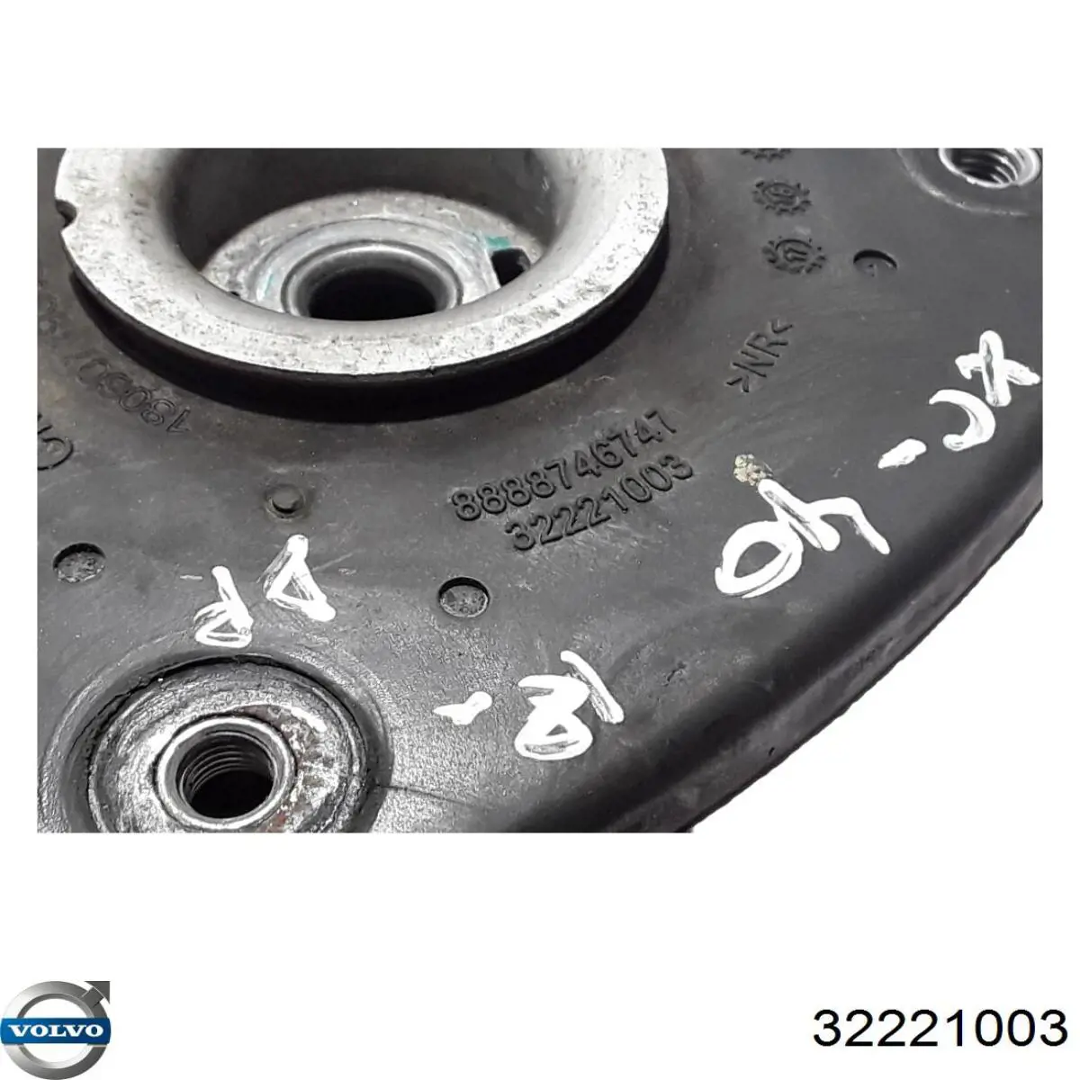 Soporte del amortiguador delantero 32221003 Volvo