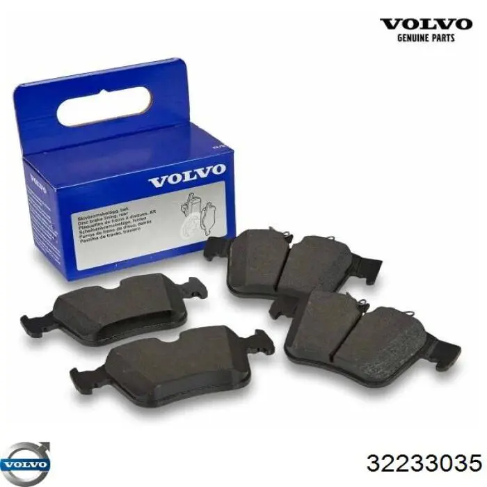 Pastillas de freno traseras 32233035 Volvo
