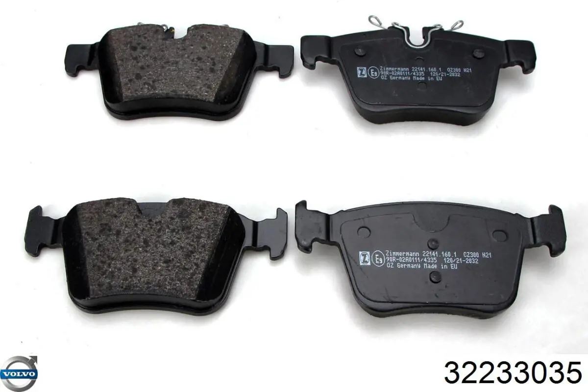 Comprar 32233035 Volvo Pastillas de freno traseras