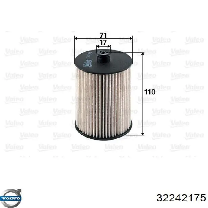 Filtro de gasoil Volvo 32242175