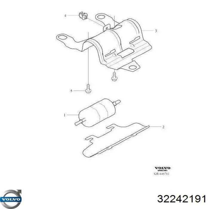 Comprar 32242191 Volvo Filtro diesel