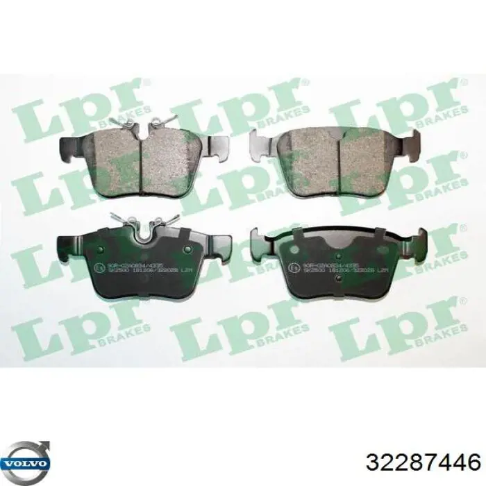 Comprar 32287446 Volvo Pastillas de freno traseras