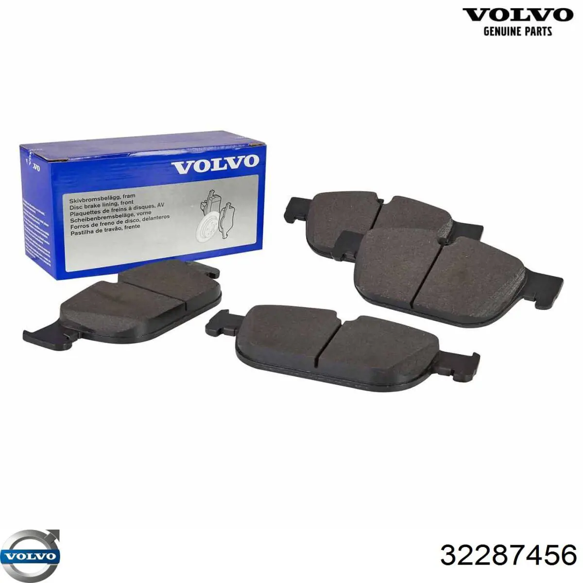 Pastillas freno delanteras Volvo 32287456 precio, desde 48,96 EUR