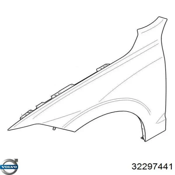 32297441 Volvo Aleta delantera izquierda