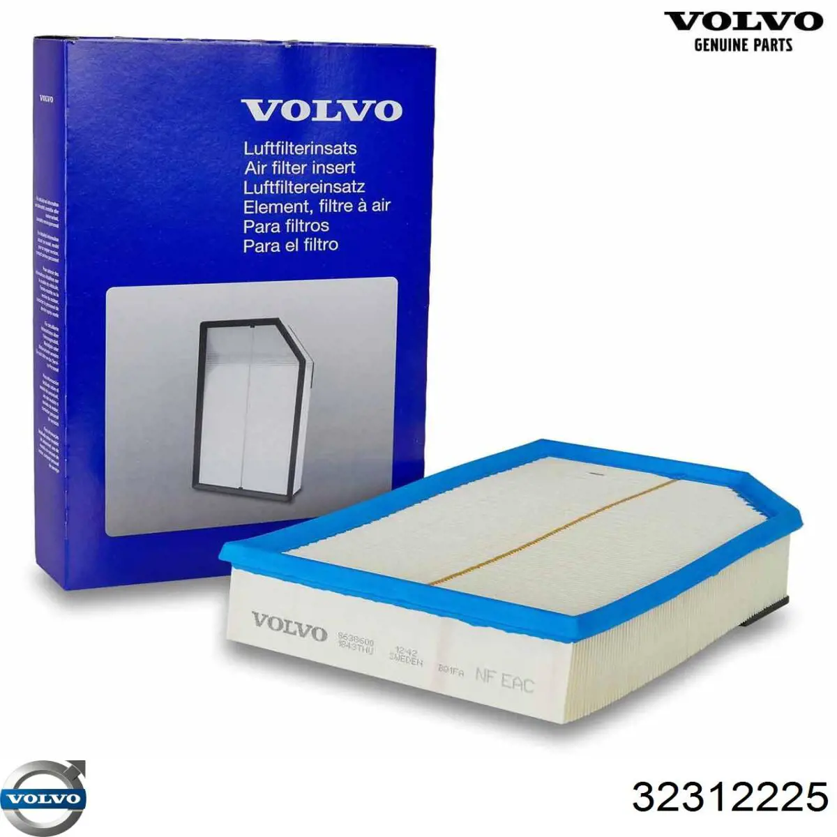 Filtro de gasoil Volvo 32312225