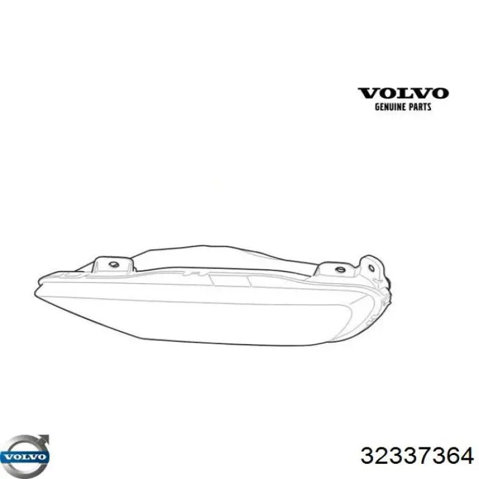 32337364 Volvo faro antiniebla izquierdo