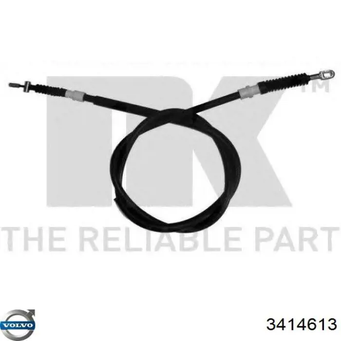 Cable de freno de mano trasero derecho/izquierdo para Volvo 460 (464)