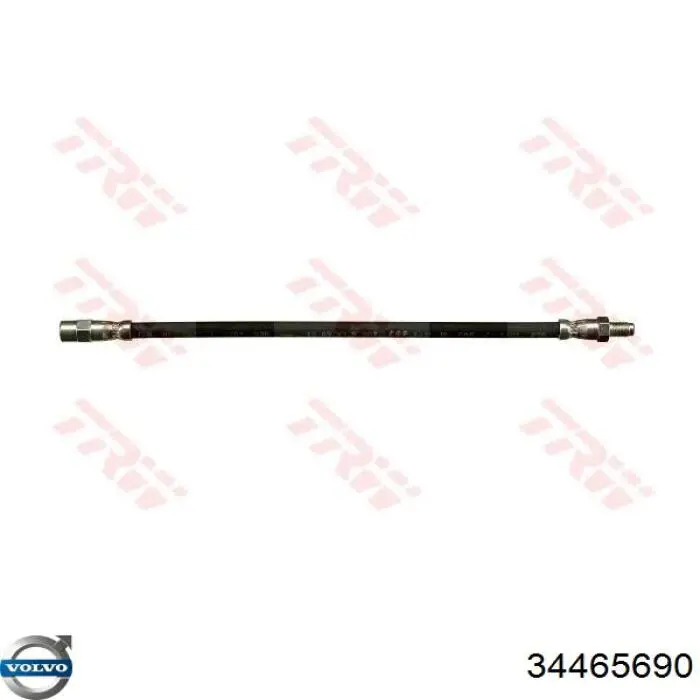 34465690 Volvo tubo flexible de frenos trasero