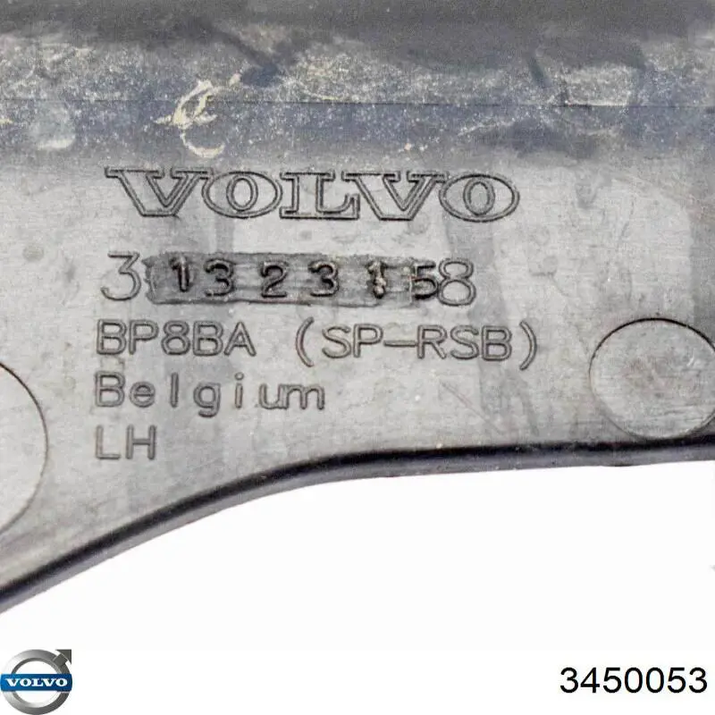 3450053 Volvo manguera refrigerante para radiador inferiora