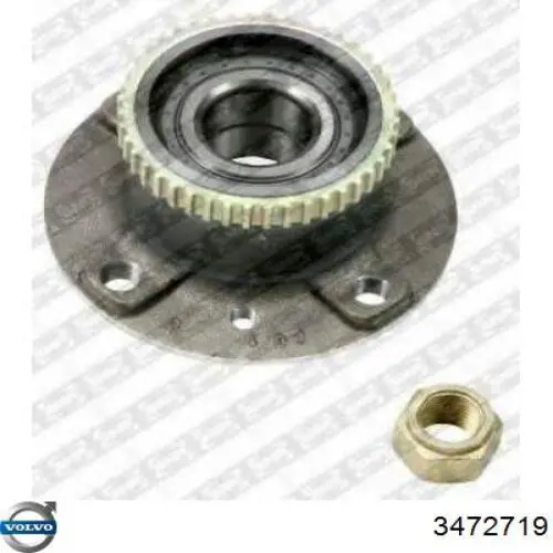 3472719 Volvo cubo de rueda trasero