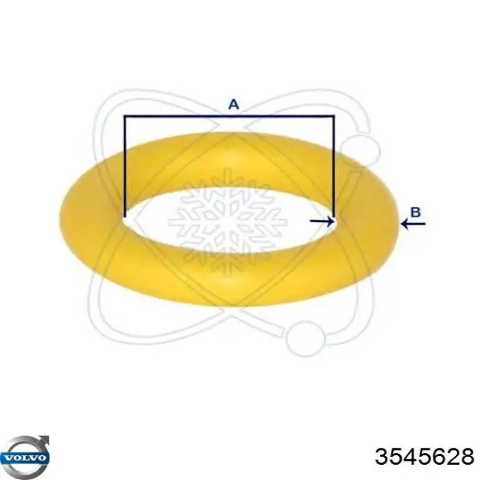 Anillo de sellado de tubería de aire acondicionado Volvo 3545628 precio, desde 4,19 EUR