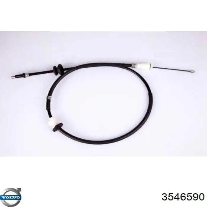 3546590 Volvo cable de freno de mano trasero derecho/izquierdo
