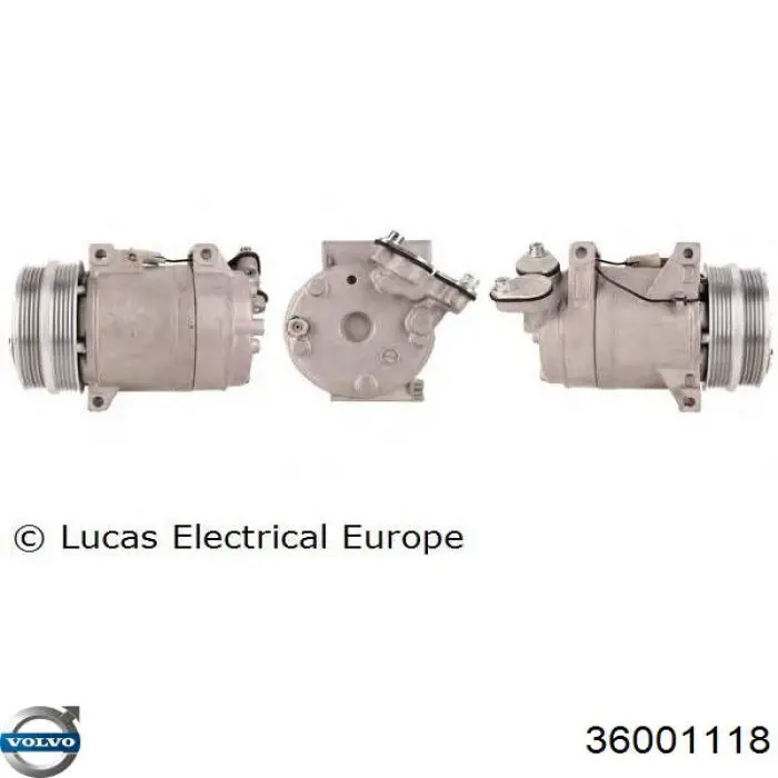 Comprar 36001118 Volvo Compresor de aire acondicionado coche