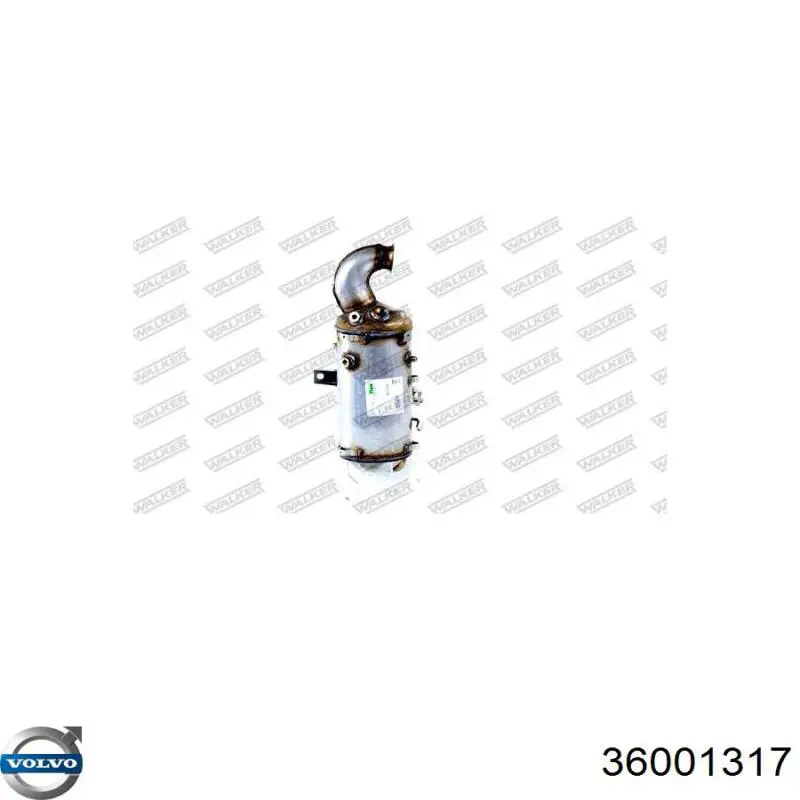 31355013 Volvo filtro hollín/partículas, sistema escape
