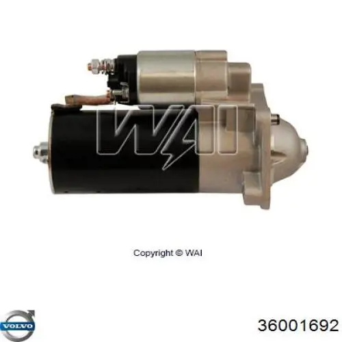 Burro de arranque  Volvo 36001692 precio, desde 72,51 EUR