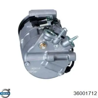 Compresor de aire acondicionado 36001712 Volvo