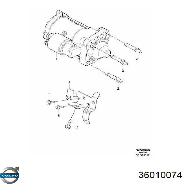 Comprar 36010074 Volvo Motores de arranque