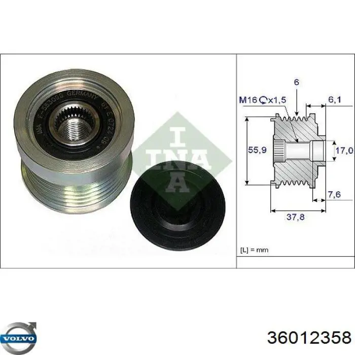 Comprar 36012358 Volvo Dynamo