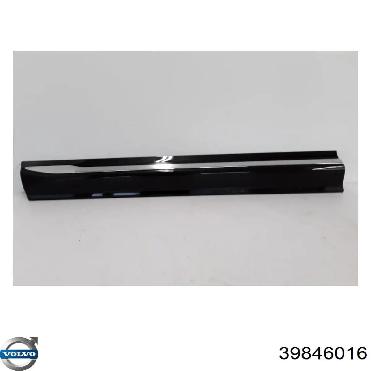 39846016 Volvo Moldura inferior de puerta delantera izquierda