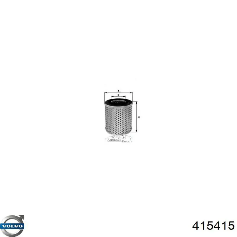 415415 Volvo filtro de aceite