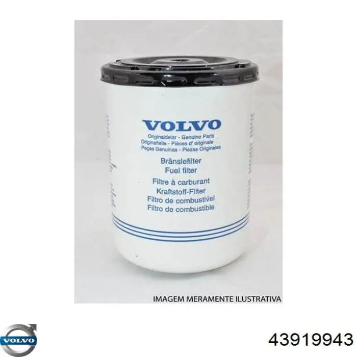 43919943 Volvo filtro de combustible