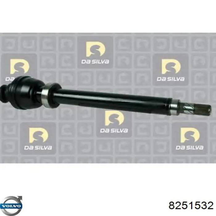8251532 Volvo Semieje delantero derecho