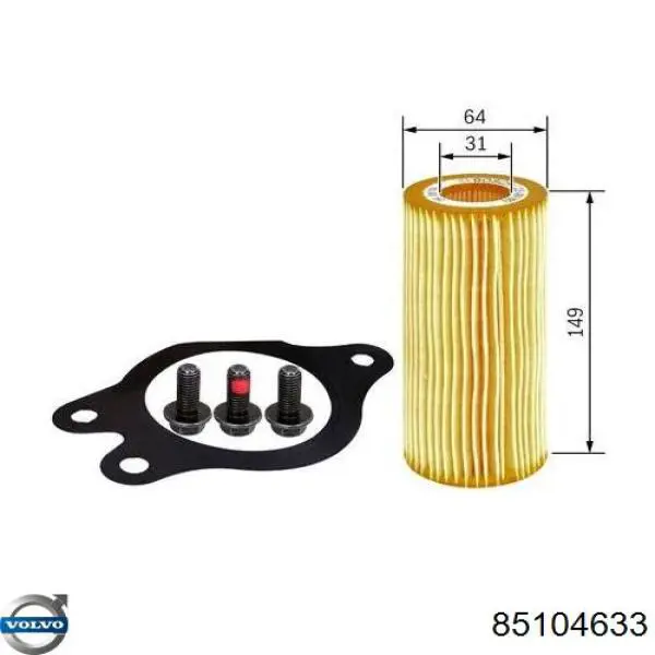 85104633 Volvo filtro hidráulico, transmisión automática