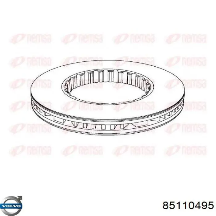 Comprar 85110495 Volvo Freno de disco delantero