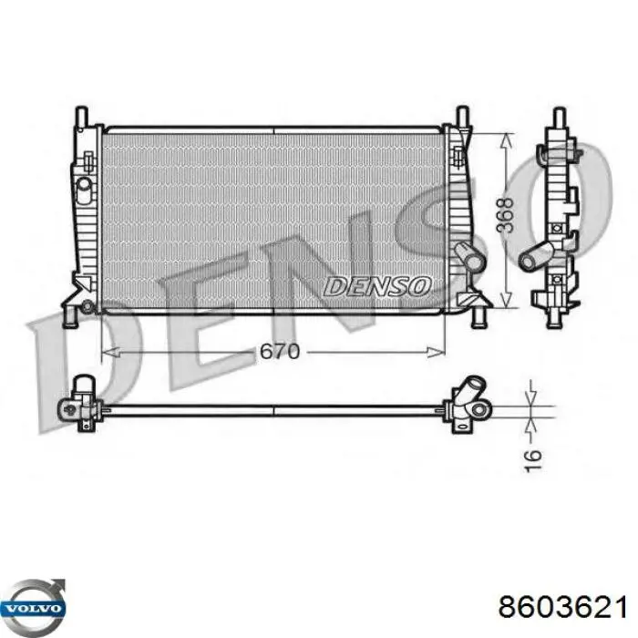 Comprar 8603621 Volvo Radiador de auto