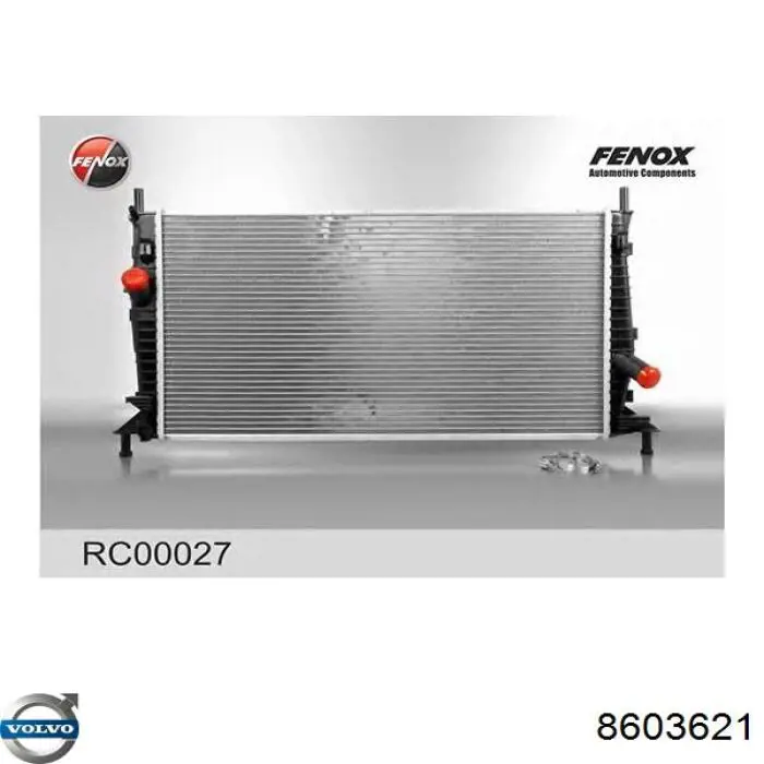 8603621 Volvo radiador