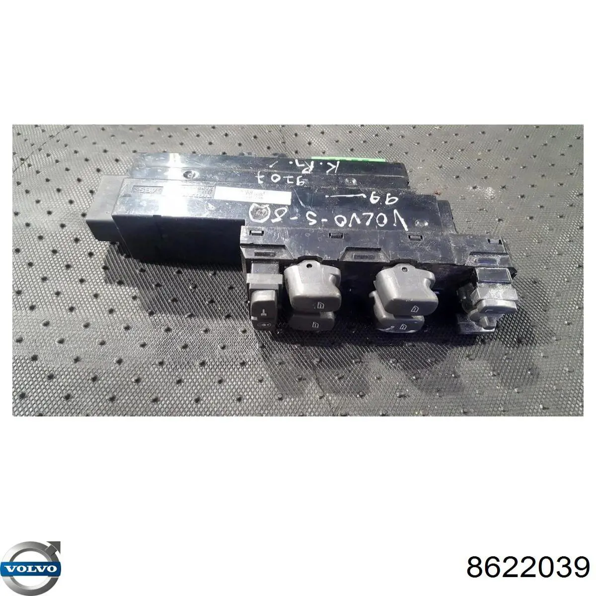 Comprar 8682949 Volvo Interruptor de elevalunas delantera izquierda
