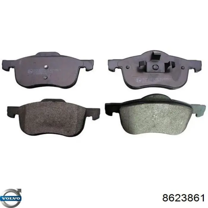 Pastillas de freno delanteras Volvo S80 1 TS, TH, KV